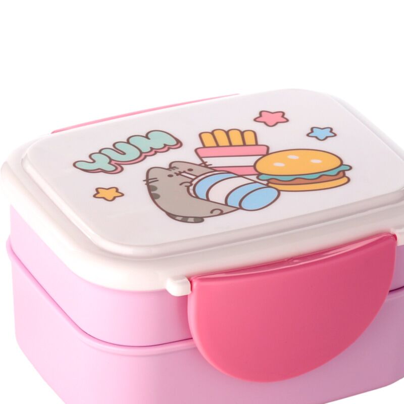 Pusheen The Cat Bento Lunchlåda för Barn med Bestick BPA-fri